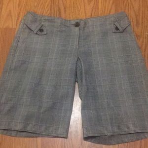 Dressy plaid shorts